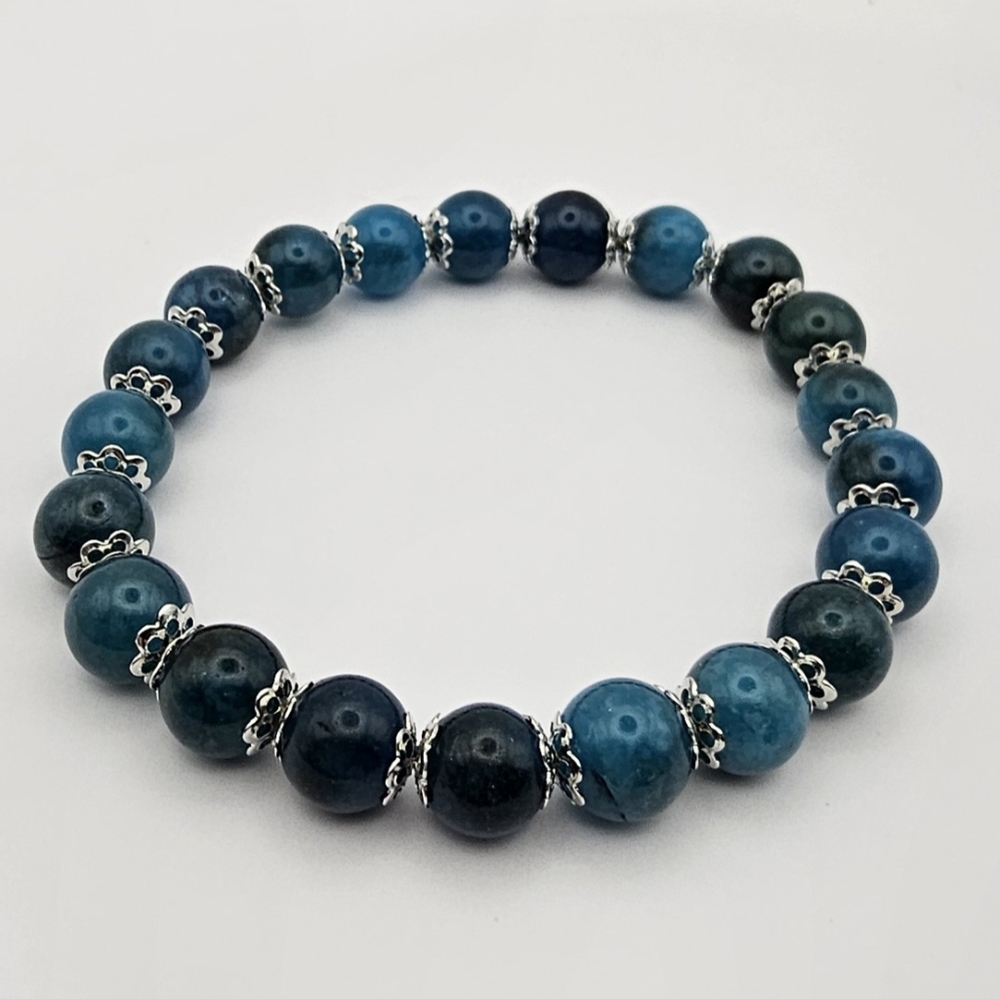 Gemstone beaded bracelet